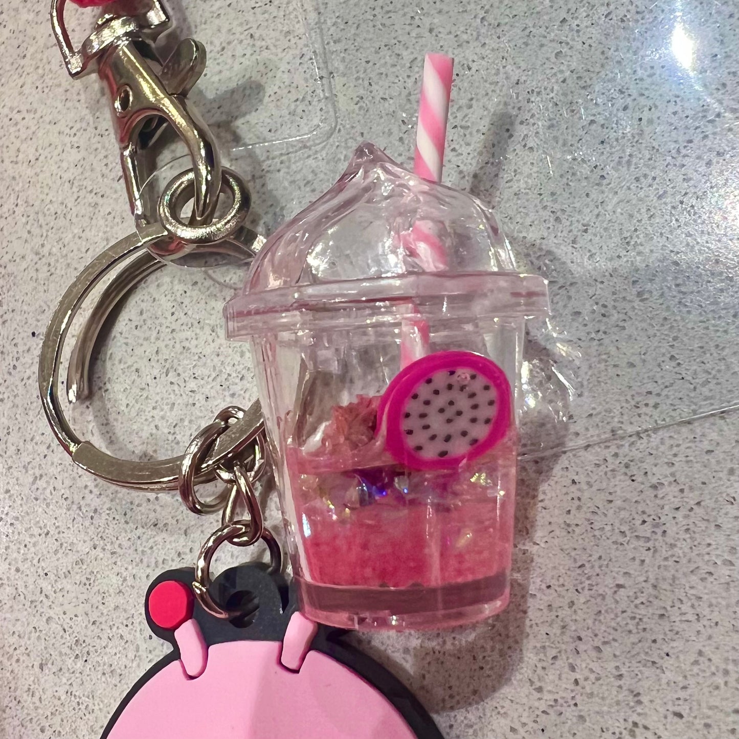 Phone lanyard crossbody - PINK squishmallow
