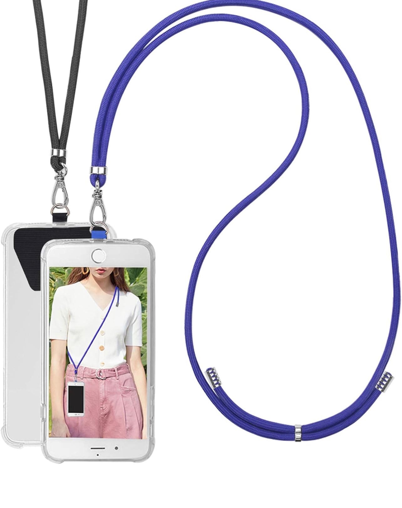 Phone lanyard crossbody - PINK squishmallow