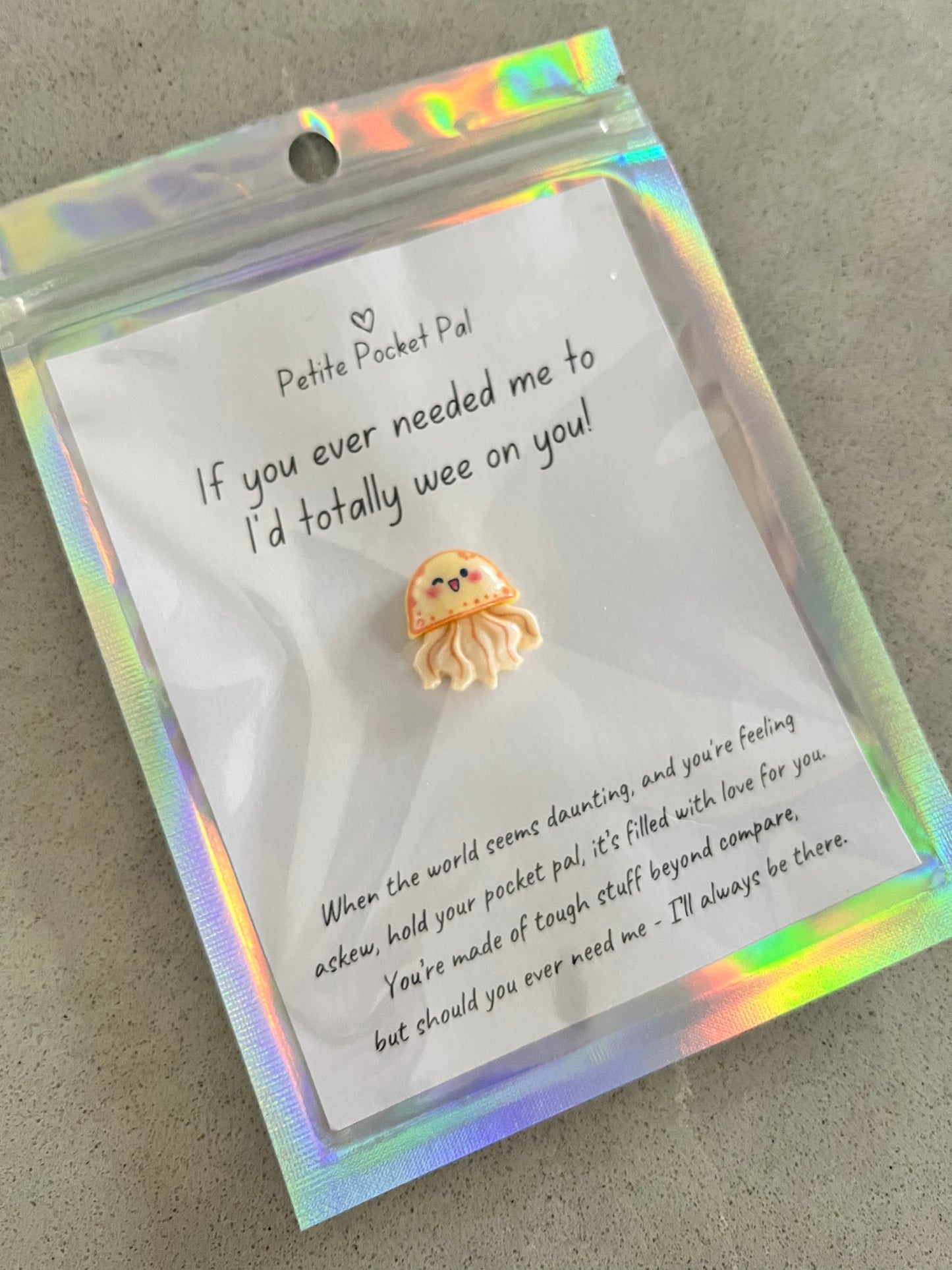 Pocket Pal - Wee on you if you needed - jellyfish