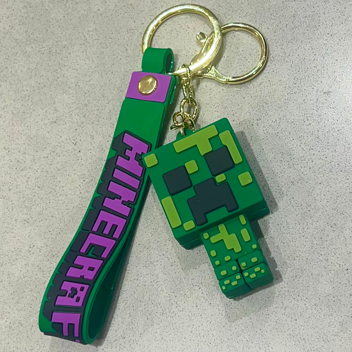 Keychain XL / school bag dangle - MINECRAFT