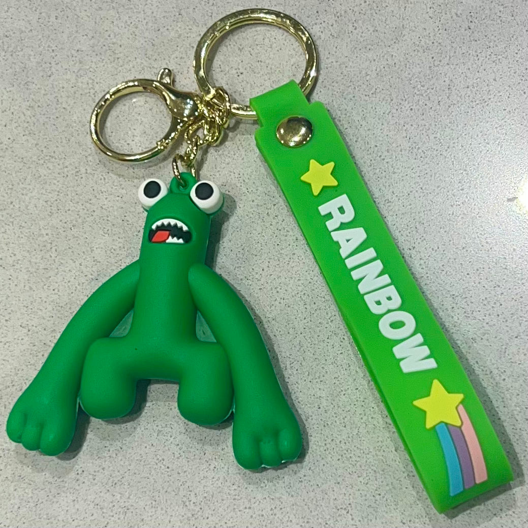 Keychain XL / school bag dangle - ROBLOX rainbow friends green