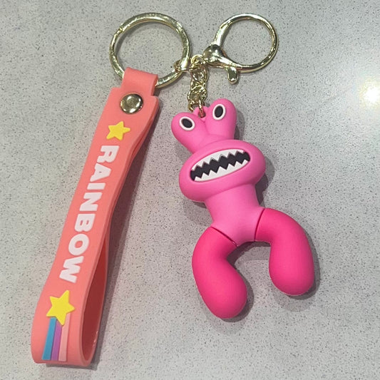 Keychain XL / school bag dangle - ROBLOX rainbow friends pink