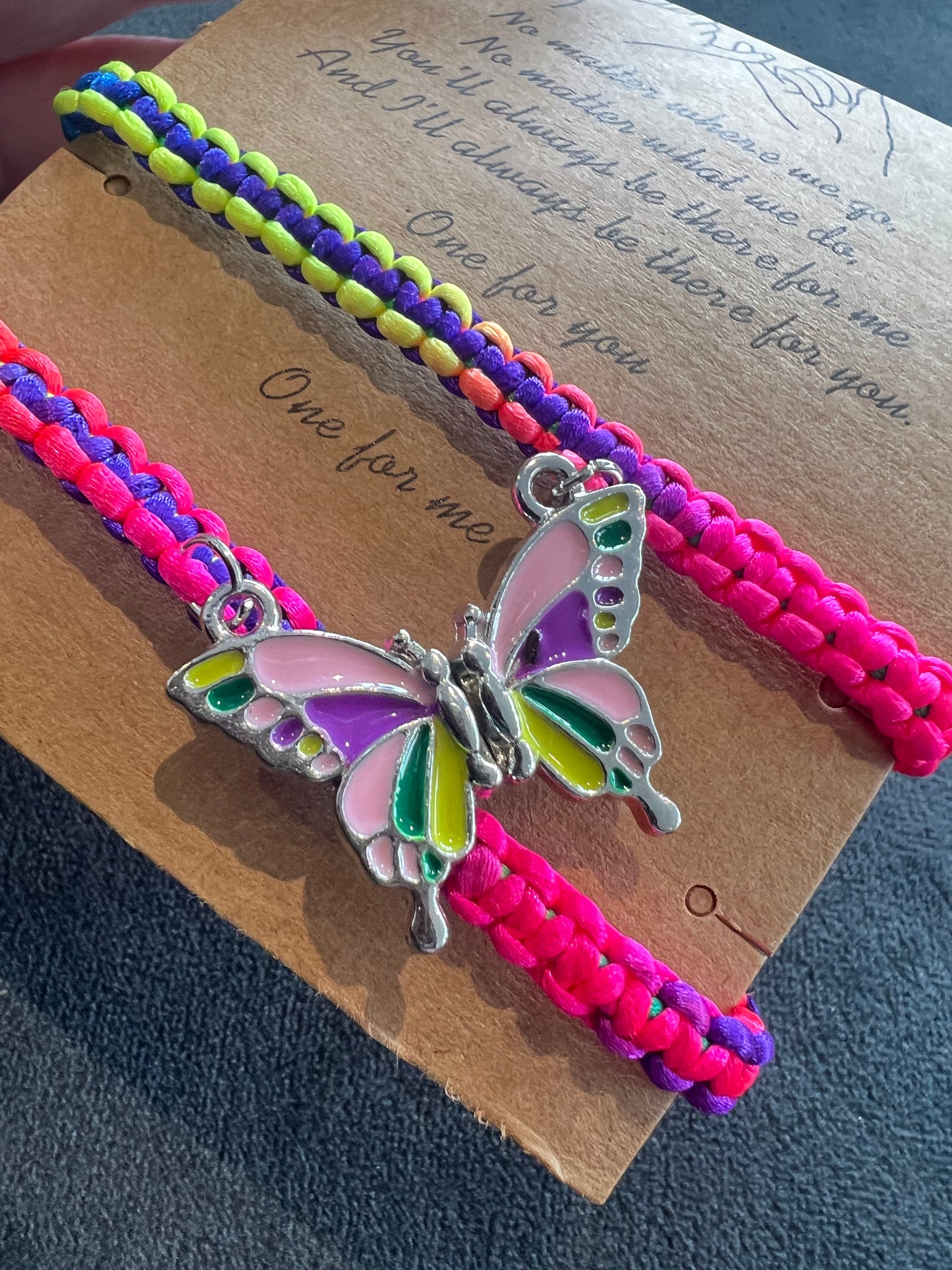 BFF butterfly magnetic bracelet duo set!