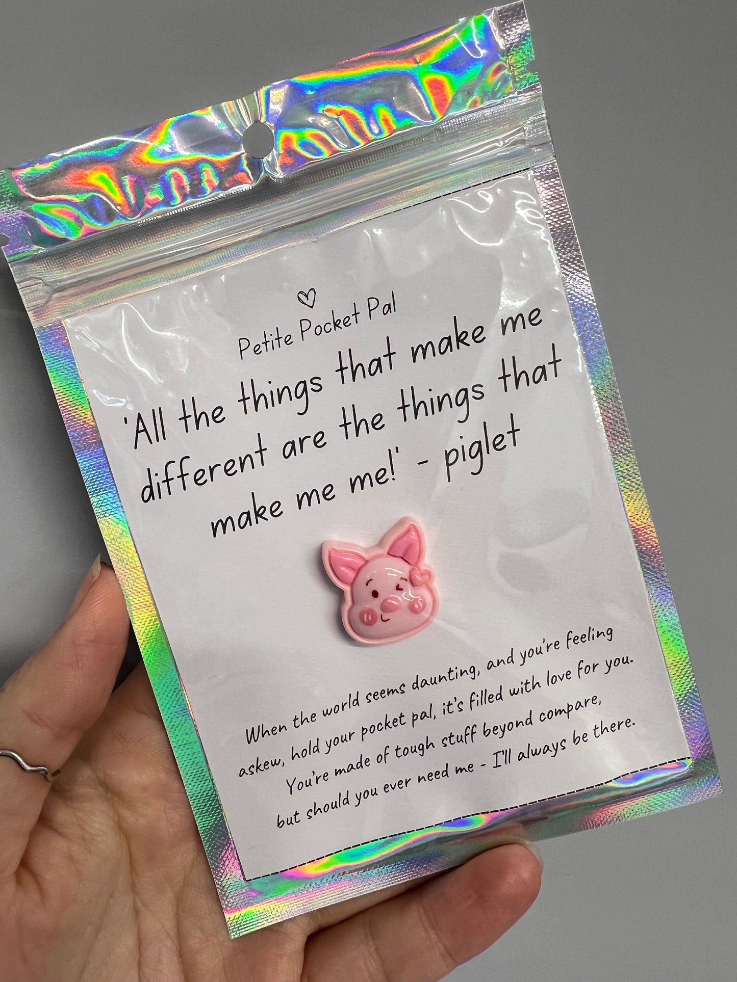 Pocket Pal - Piglet - things that make me different